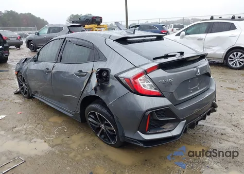 2020 Honda Civic Sport Touring from USA, damaged, VIN SHHFK7H90LU225409